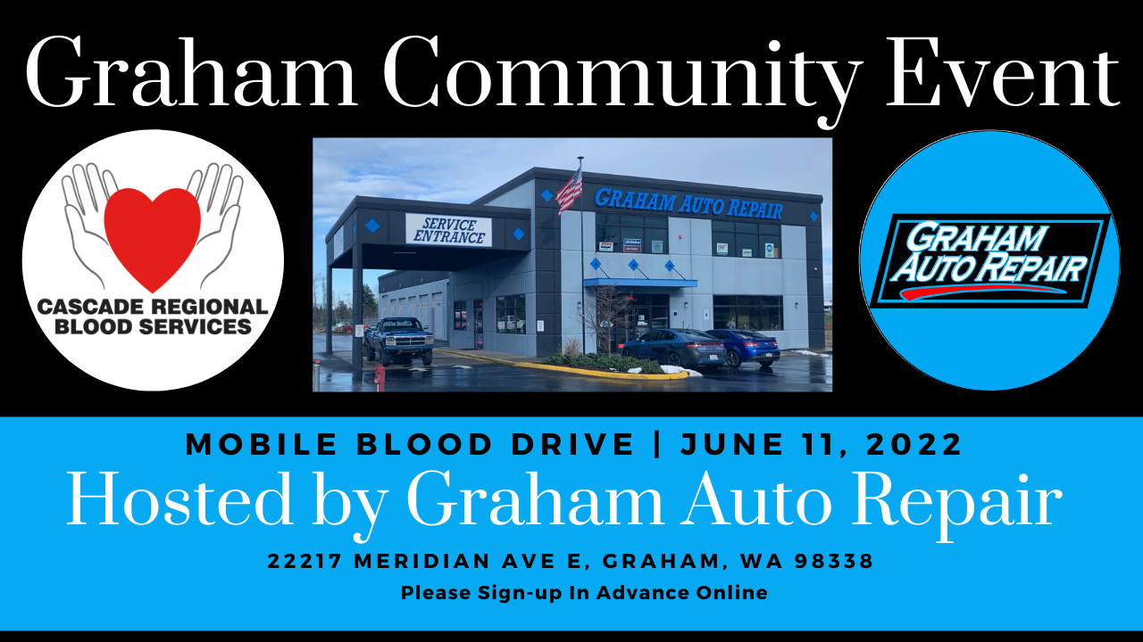 Mobile Blood Drive in Graham, WA 98338